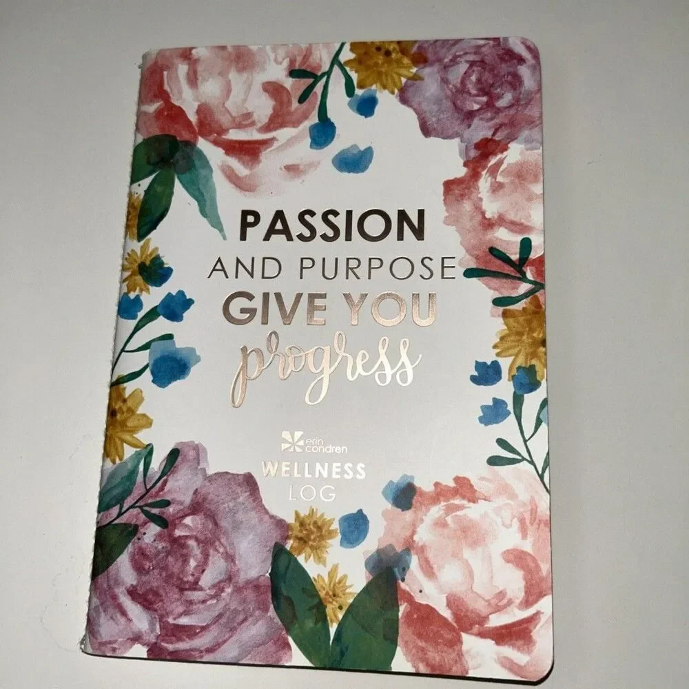 Erin Concern Petite Planner Wellness Log Missing Front Pages And Sticker Sheet